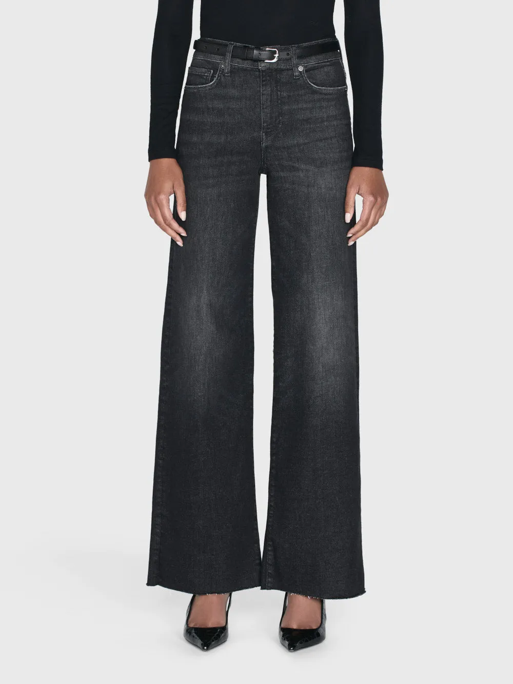 Le Slim Palazzo Raw Hem -- Claudius sold by Frame Denim product image thumbnail 2