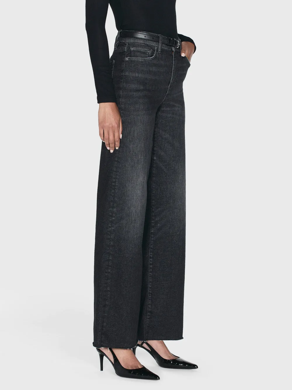 Le Slim Palazzo Raw Hem -- Claudius sold by Frame Denim product image thumbnail 4