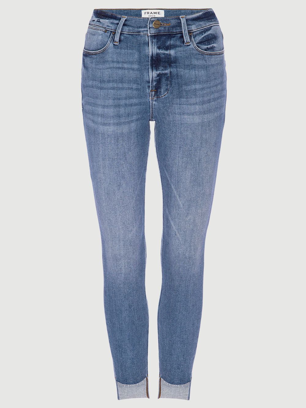 Le High Skinny Raw Stagger -- Westway sold by Frame Denim