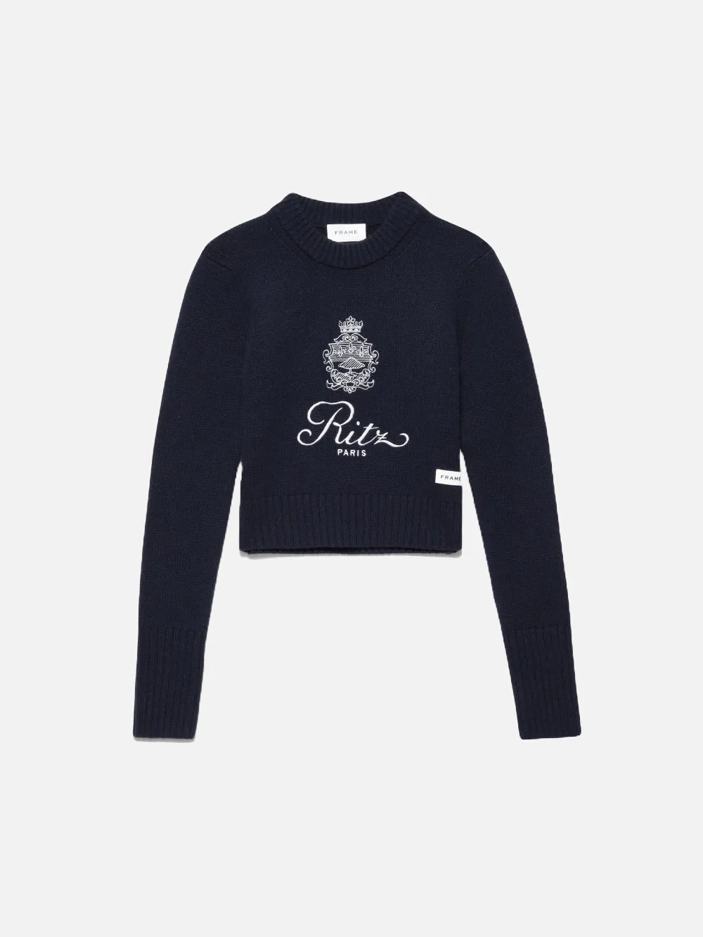 Ritz Women's Cashmere Sweater -- Navy sold by Frame Denim