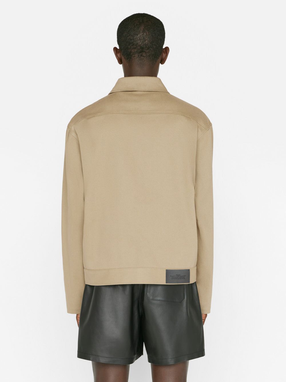 Unlined Cotton Trucker Jacket -- Sand Beige sold by Frame Denim product image thumbnail 8