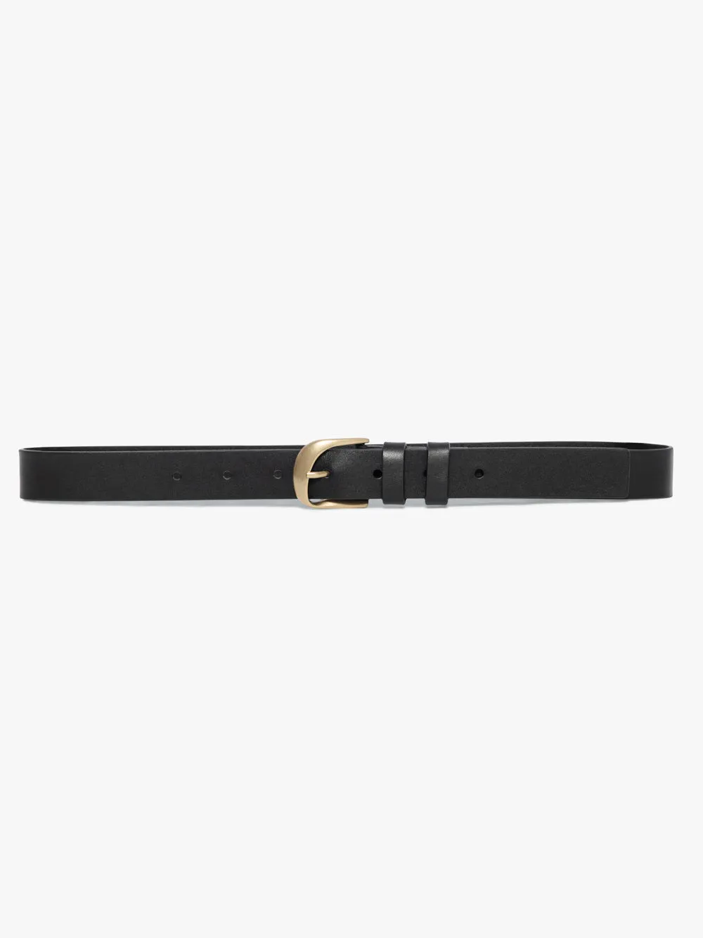 Twist Buckle Belt -- Noir sold by Frame Denim