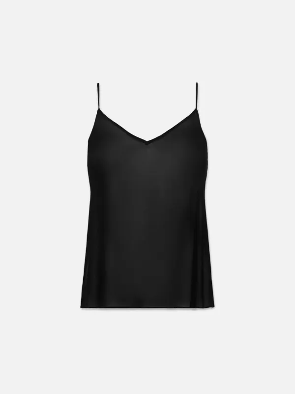 V-Neck Cami Top -- Black sold by Frame Denim