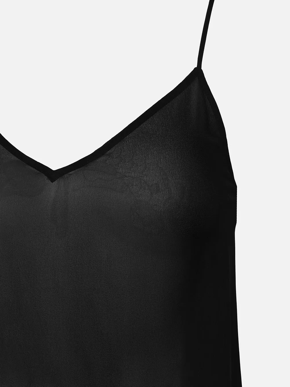 V-Neck Cami Top -- Black sold by Frame Denim product image thumbnail 2
