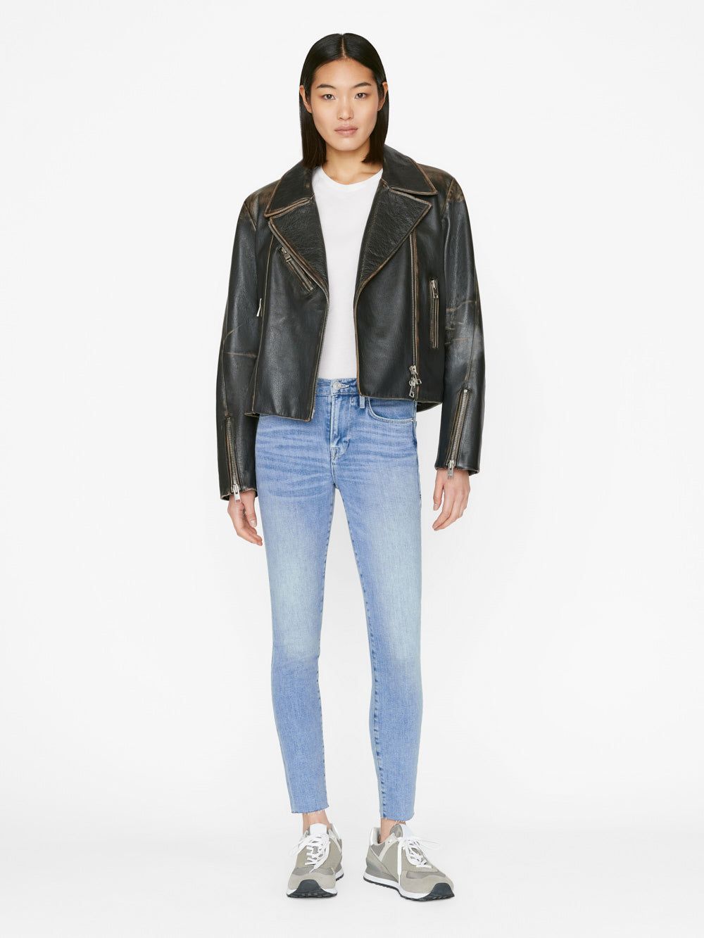 Le High Skinny Raw Edge -- Galeston sold by Frame Denim product image thumbnail 3