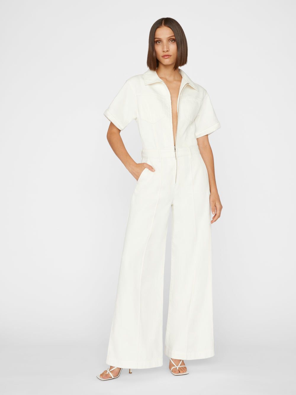 Wide Leg Jumpsuit -- Off White sold by Frame Denim product image thumbnail 4