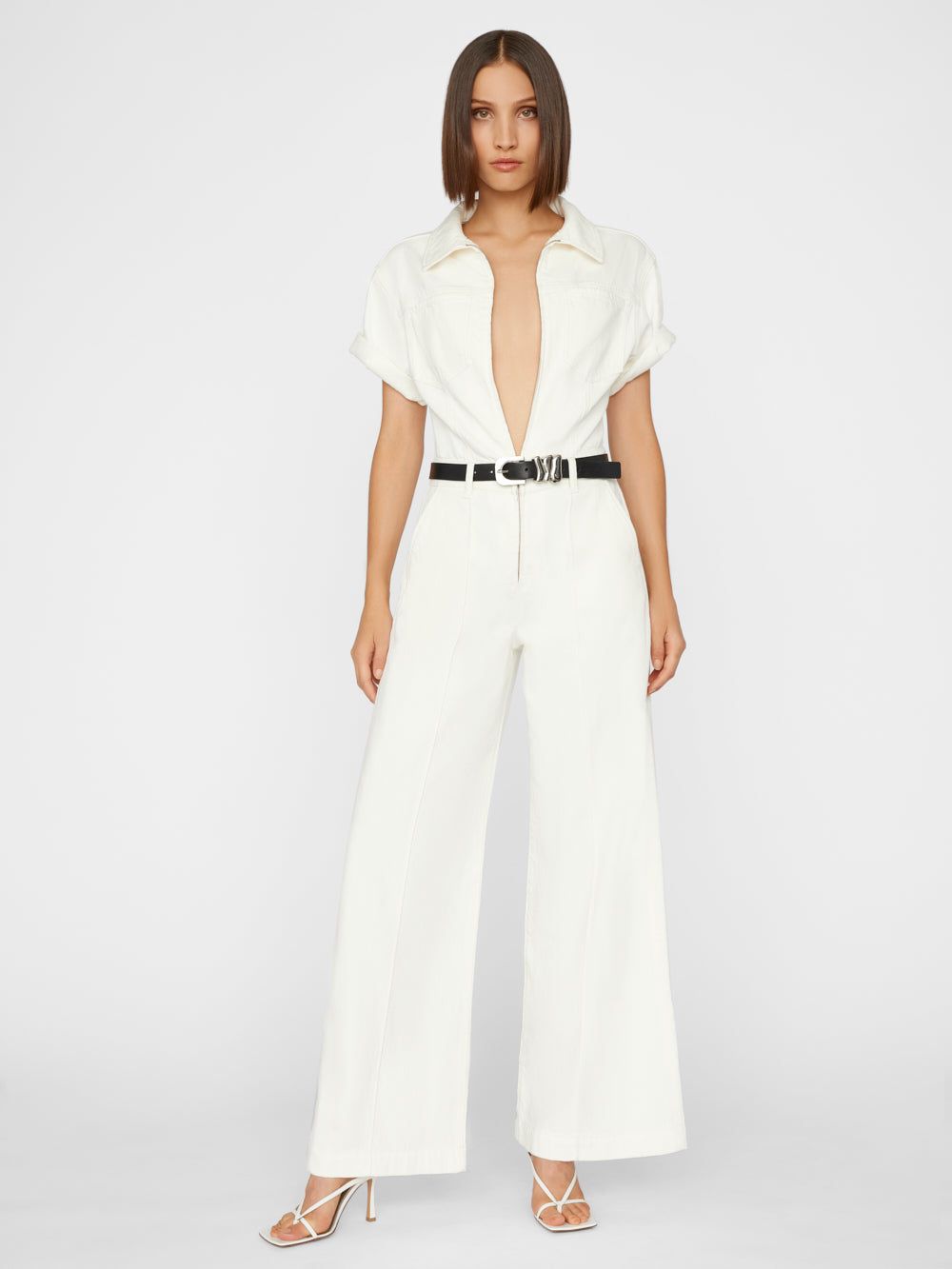 Wide Leg Jumpsuit -- Off White sold by Frame Denim product image thumbnail 3