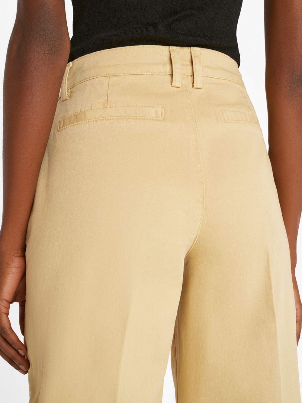 Wide Leg Tomboy Trouser -- Washed Tan sold by Frame Denim product image thumbnail 4