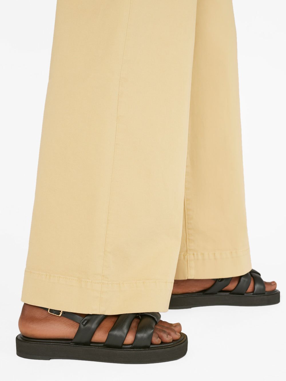 Wide Leg Tomboy Trouser -- Washed Tan sold by Frame Denim product image thumbnail 5