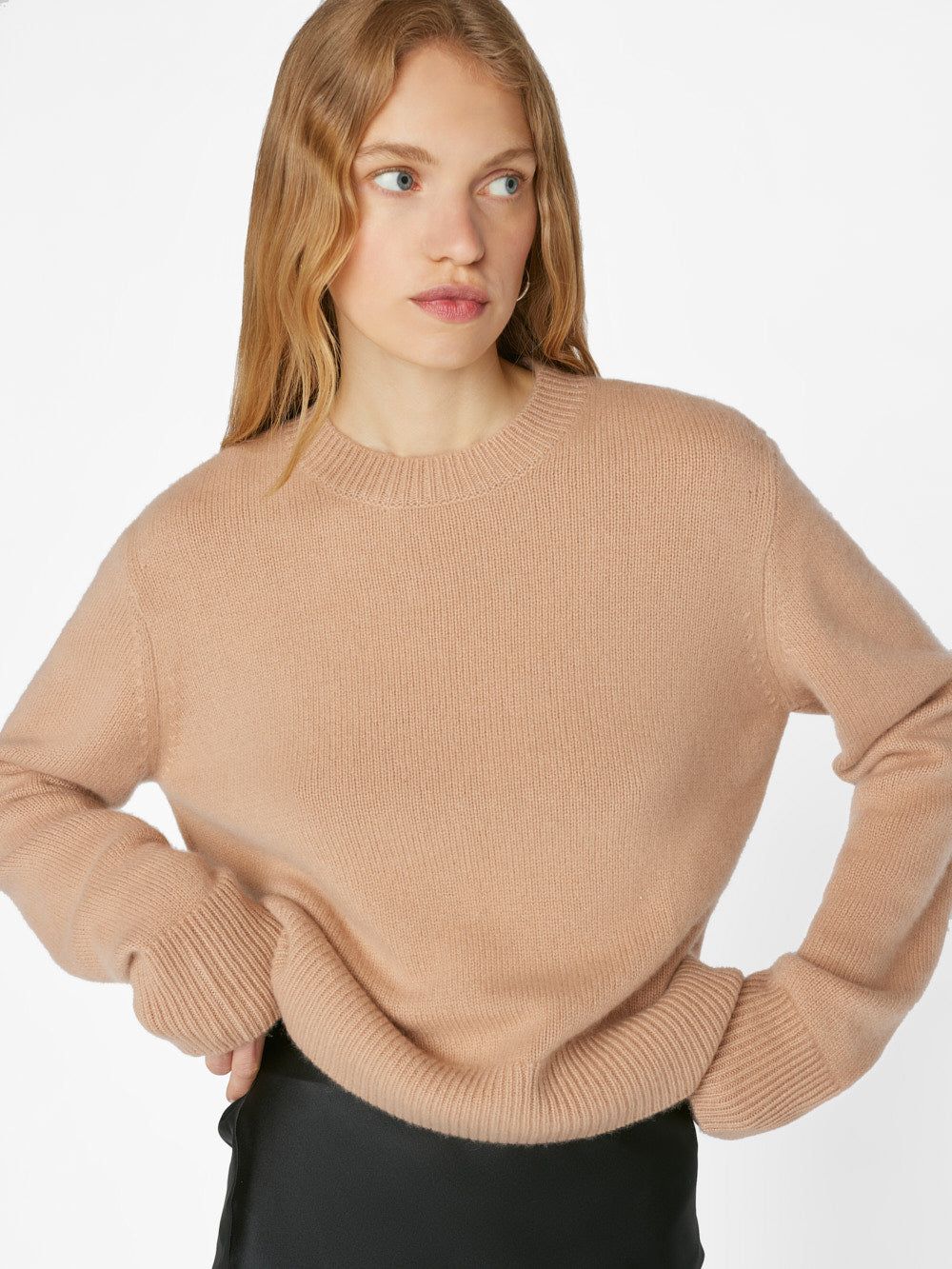 Cashmere Clean Crew -- Blush sold by Frame Denim product image thumbnail 4
