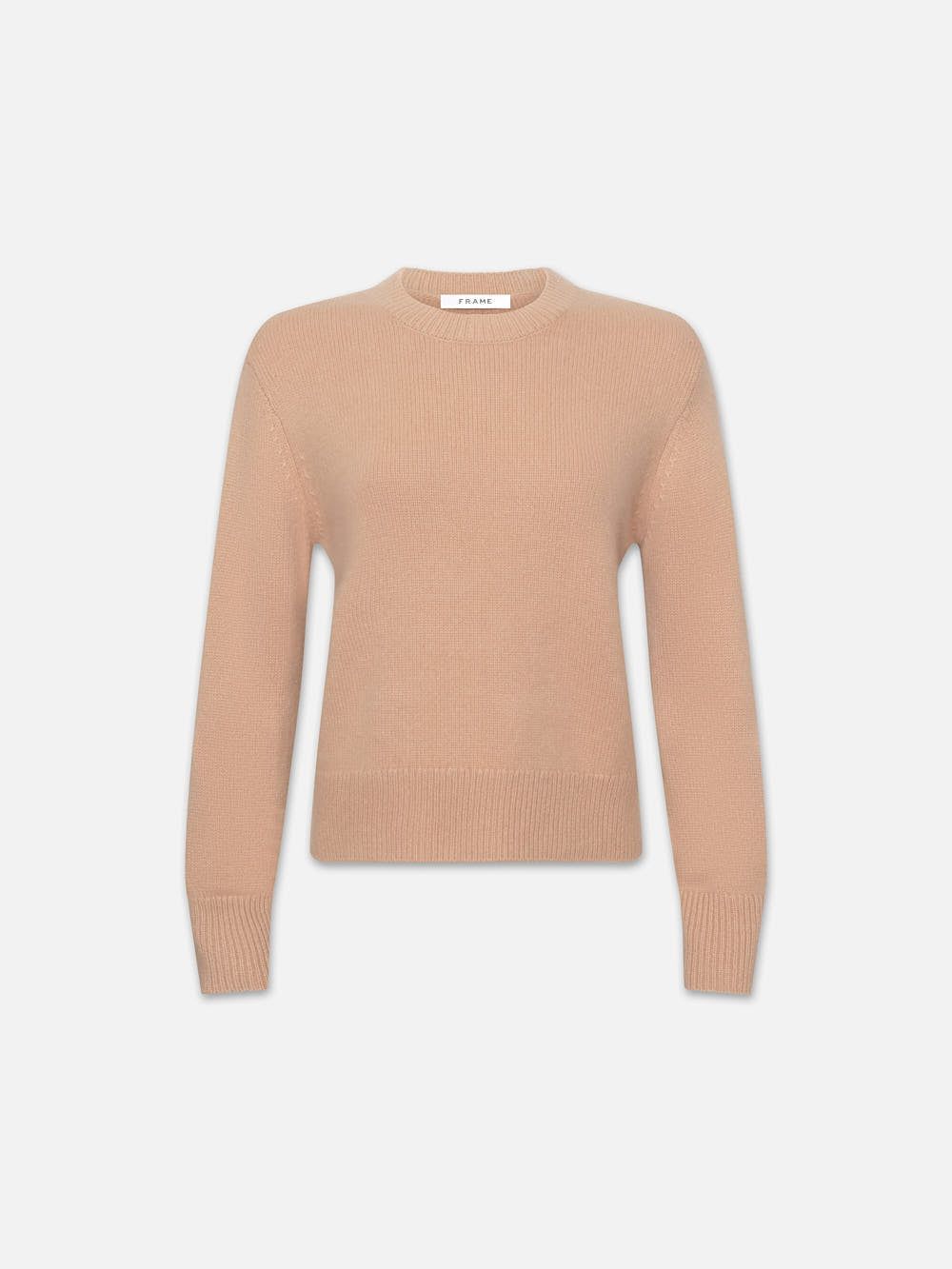 Cashmere Clean Crew -- Blush sold by Frame Denim
