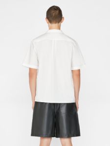 Short Sleeve Camp Collar Shirt -- Milk sold by Frame Denim