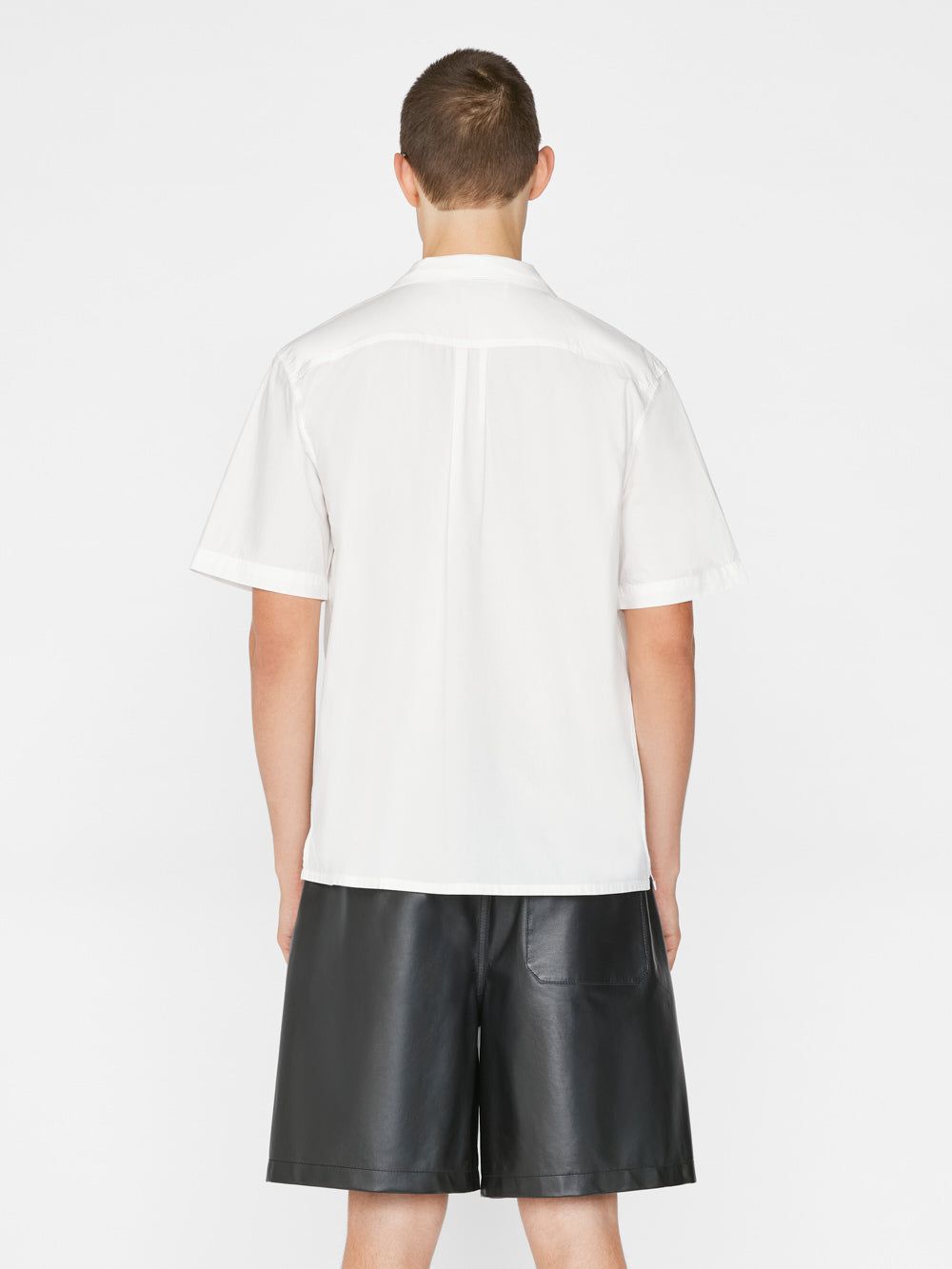 Short Sleeve Camp Collar Shirt -- Milk sold by Frame Denim product image thumbnail 6