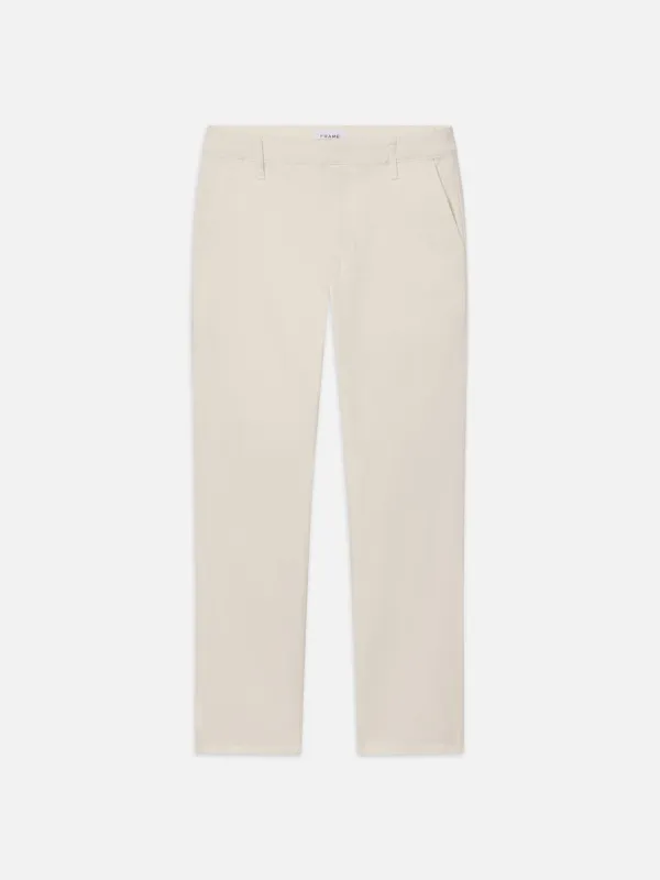 Slim Chino -- White Canvas sold by Frame Denim
