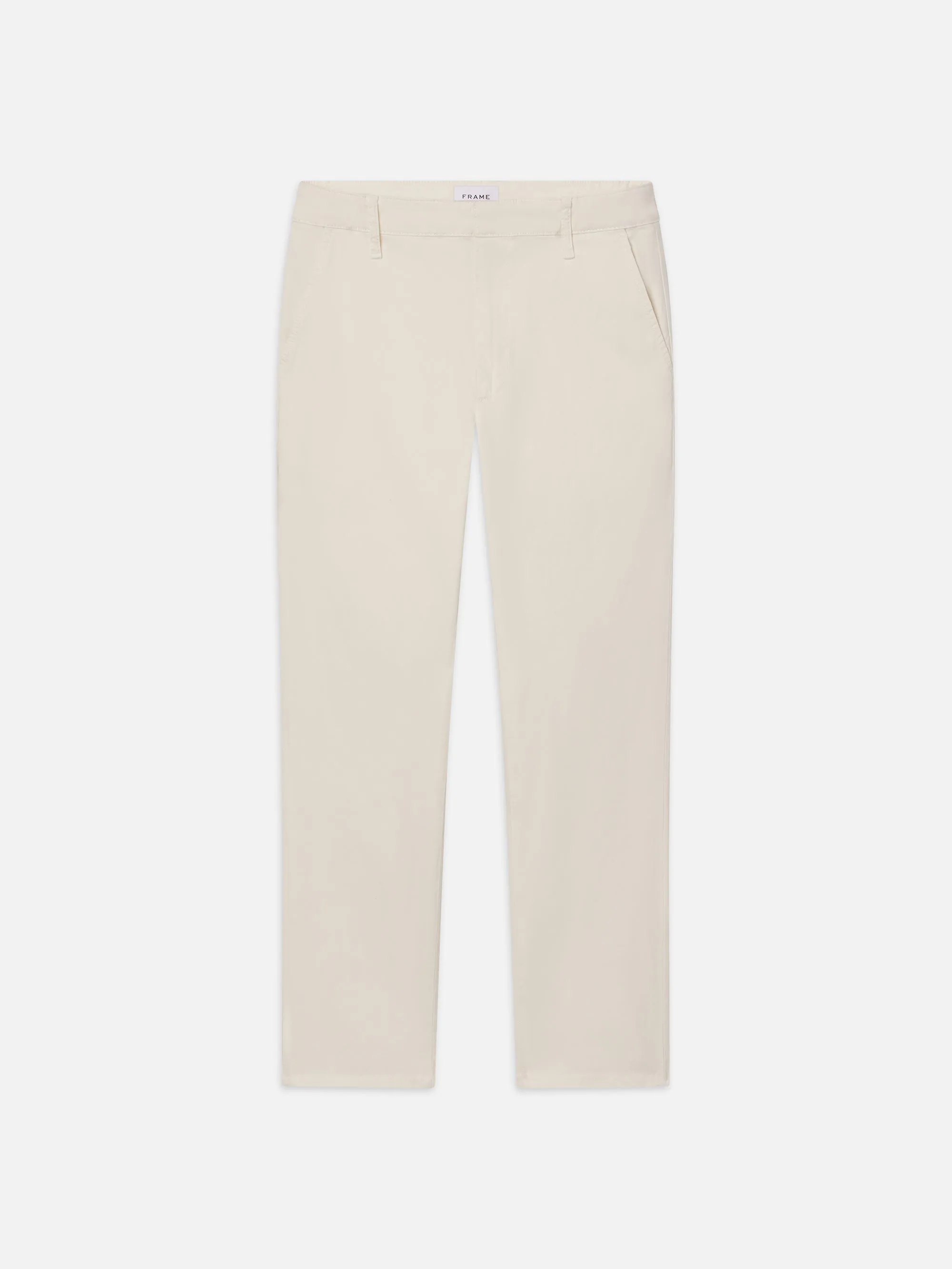 Slim Chino -- White Canvas sold by Frame Denim
