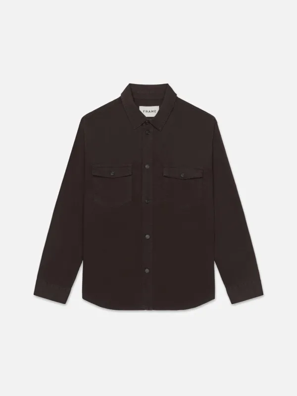 Fashion Denim Shirt -- Marron sold by Frame Denim