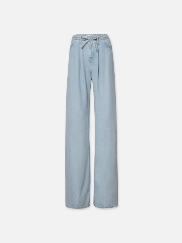 Drawstring Wide Leg -- Calabria sold by Frame Denim