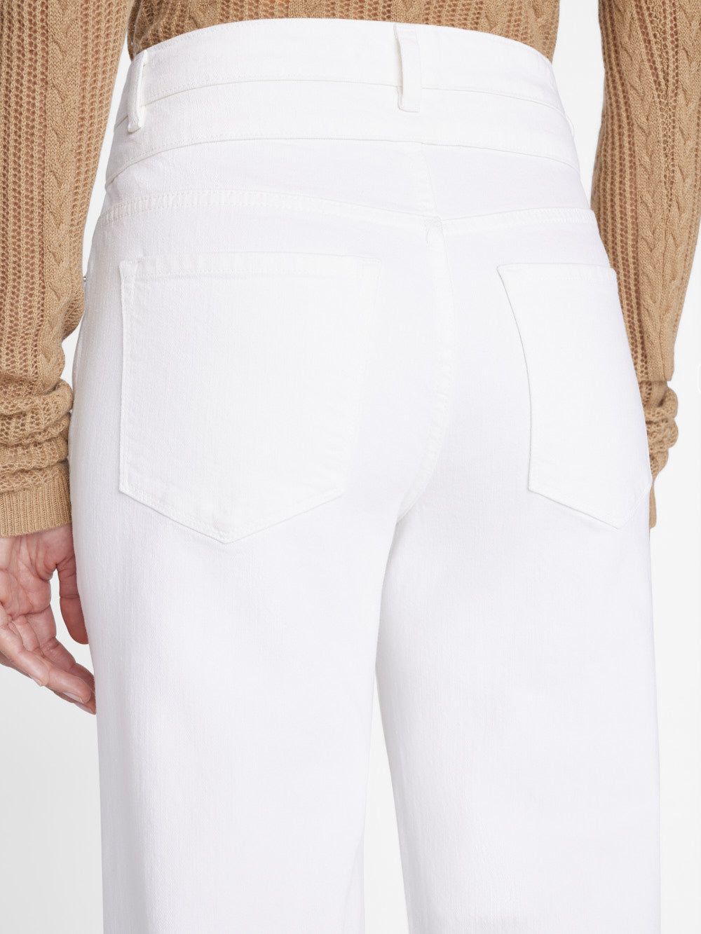 Double Waist Band Crop Palazzo -- Au Natural Clean sold by Frame Denim product image thumbnail 5