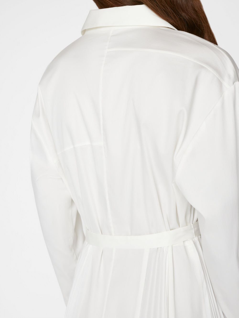 Pleated Inset Maxi Dress -- Blanc sold by Frame Denim product image thumbnail 5