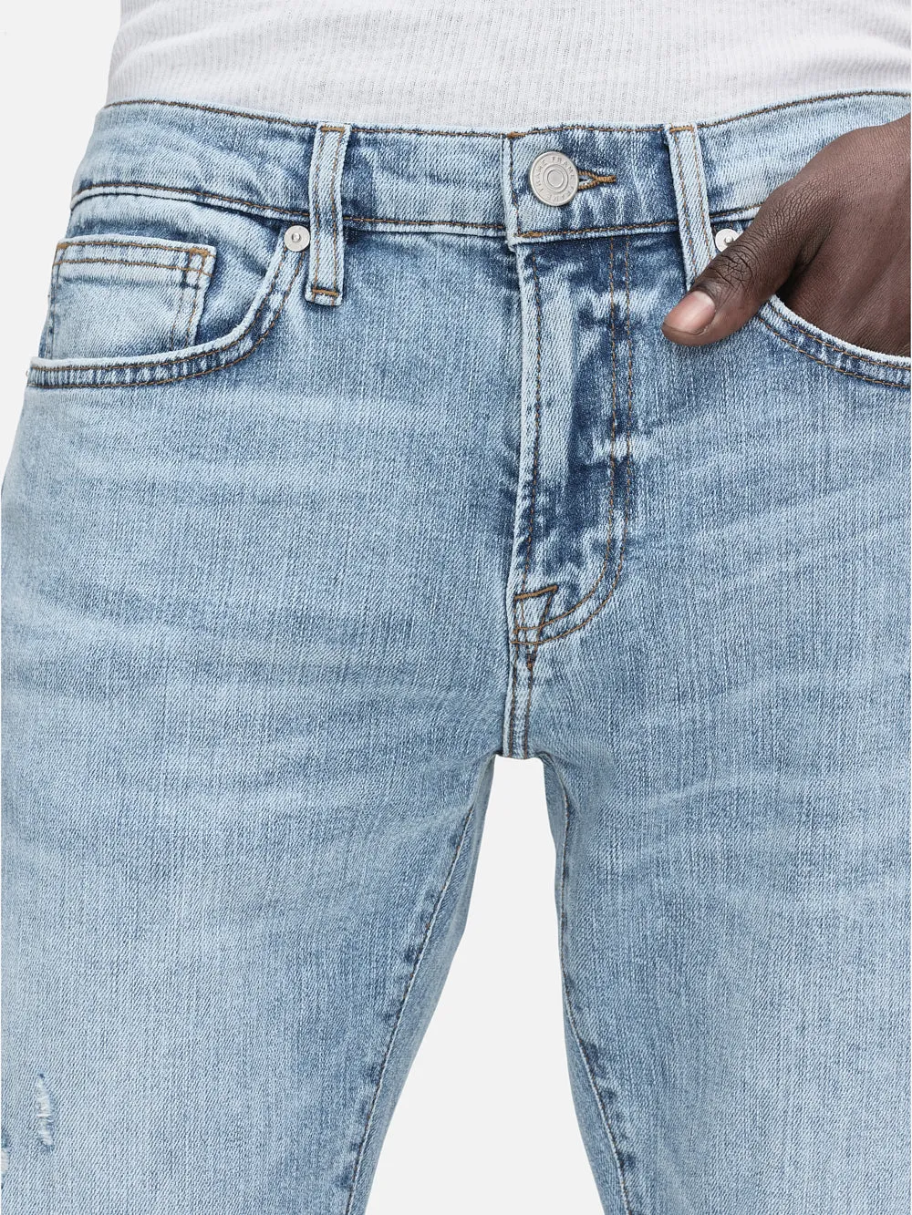 L'Homme Skinny -- Baytown Rips sold by Frame Denim product image thumbnail 4