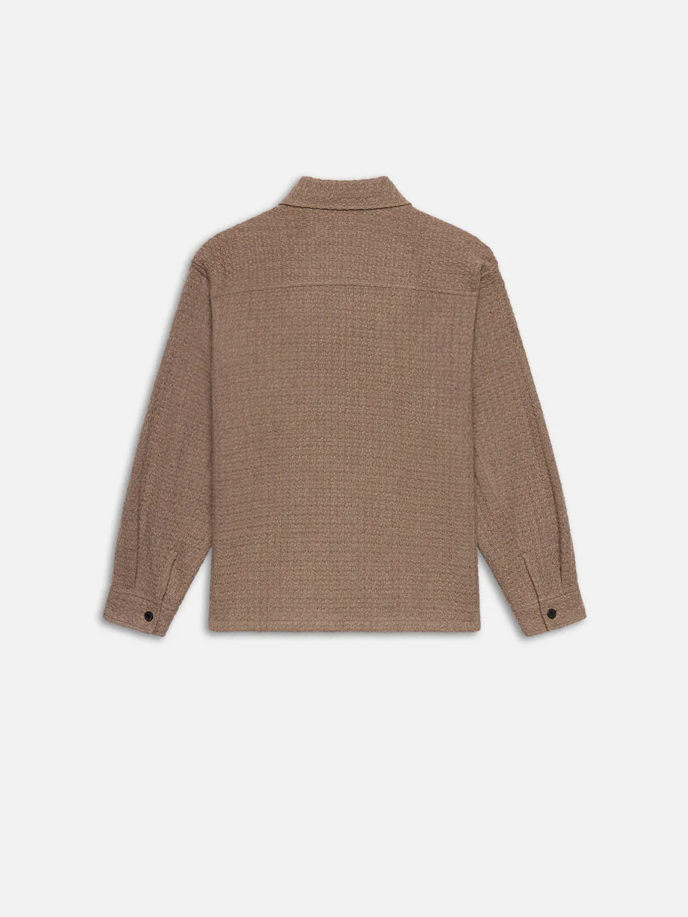 Textured Shirt Jacket -- Light Brown sold by Frame Denim product image thumbnail 4