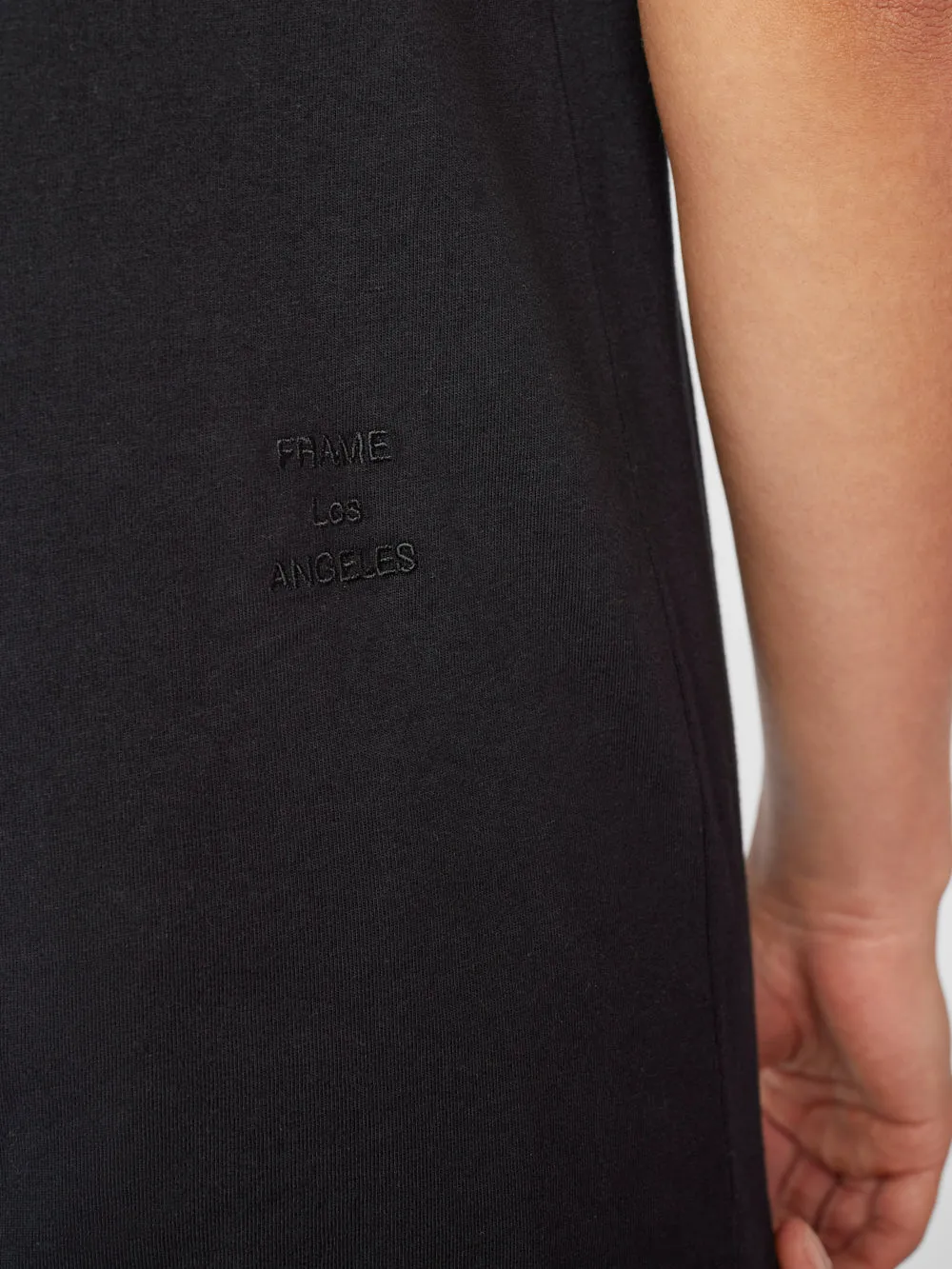 FRAME Logo Tee -- Noir sold by Frame Denim product image thumbnail 4