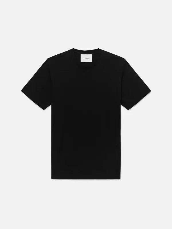 FRAME Logo Tee -- Noir sold by Frame Denim