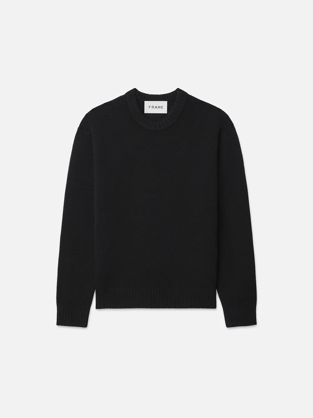Cashmere Crewneck Sweater -- Noir sold by Frame Denim
