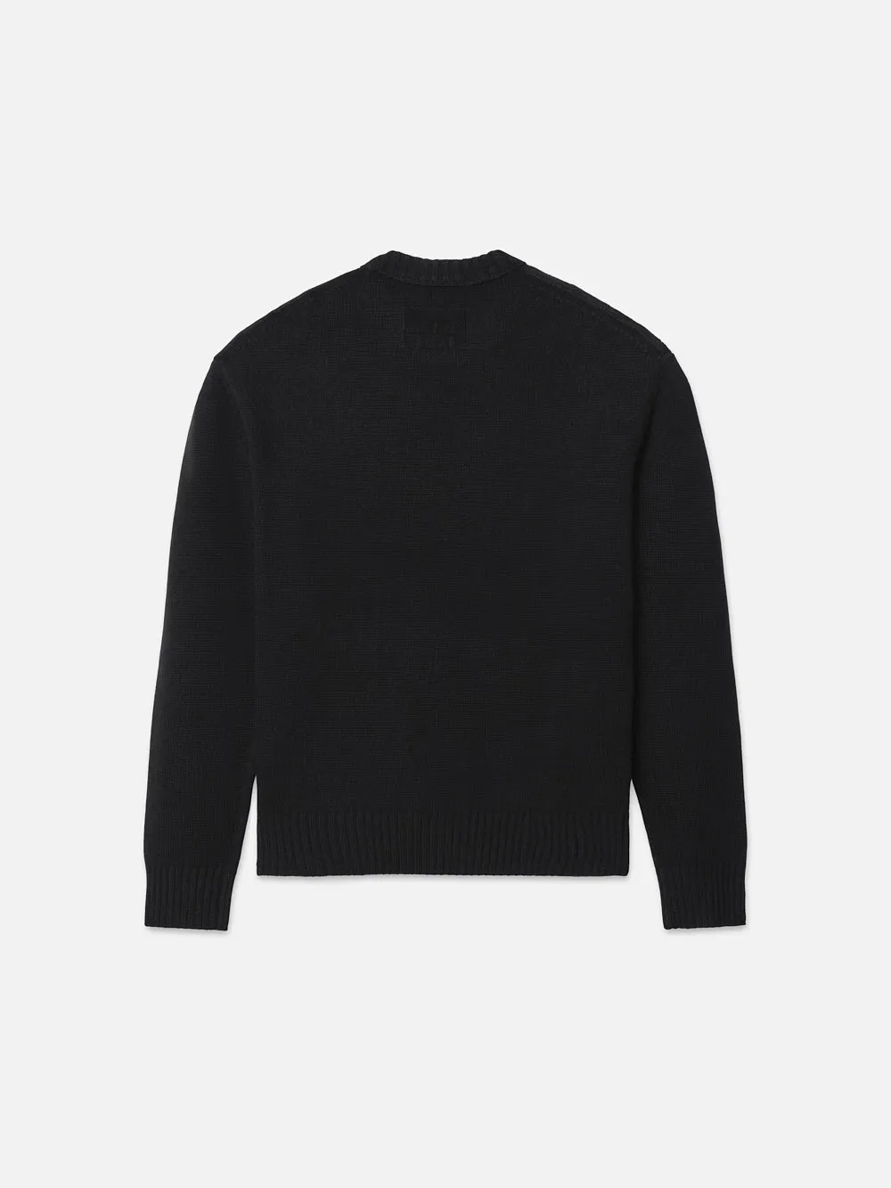 Cashmere Crewneck Sweater -- Noir sold by Frame Denim product image thumbnail 5
