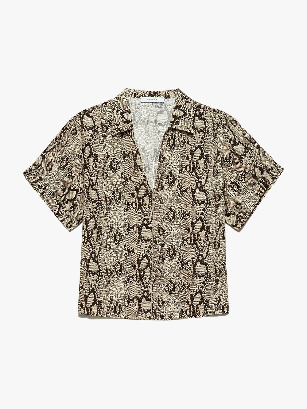 V-Neck Ladder Stitch Popover -- Butter Multi sold by Frame Denim product image thumbnail 9