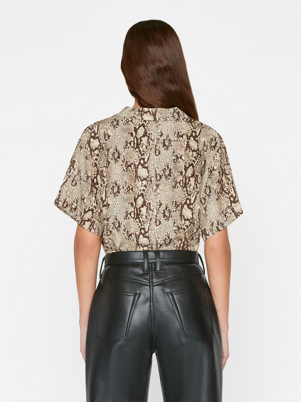 V-Neck Ladder Stitch Popover -- Butter Multi sold by Frame Denim product image thumbnail 7