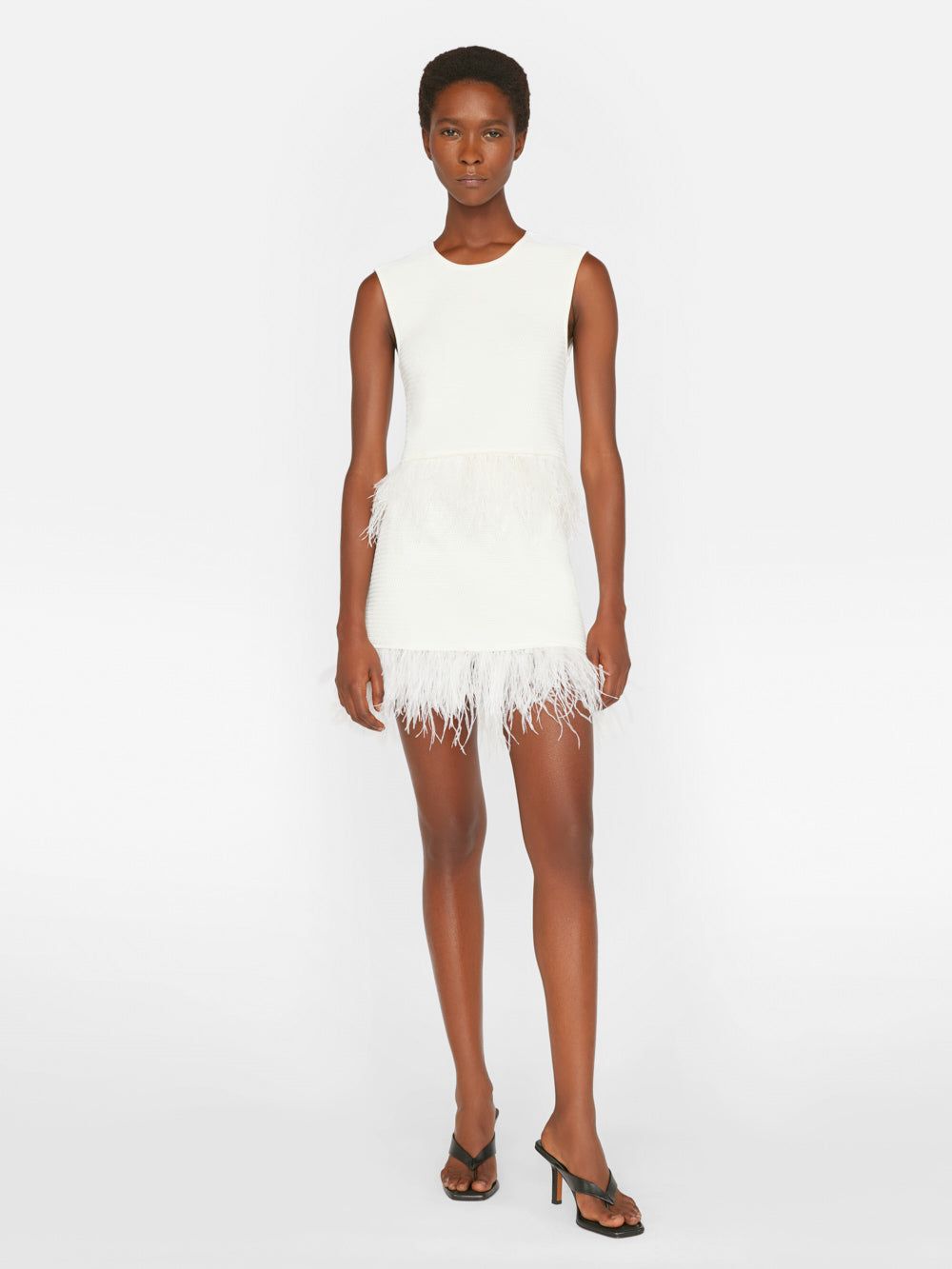 Crochet Feather Top -- Off White sold by Frame Denim product image thumbnail 3