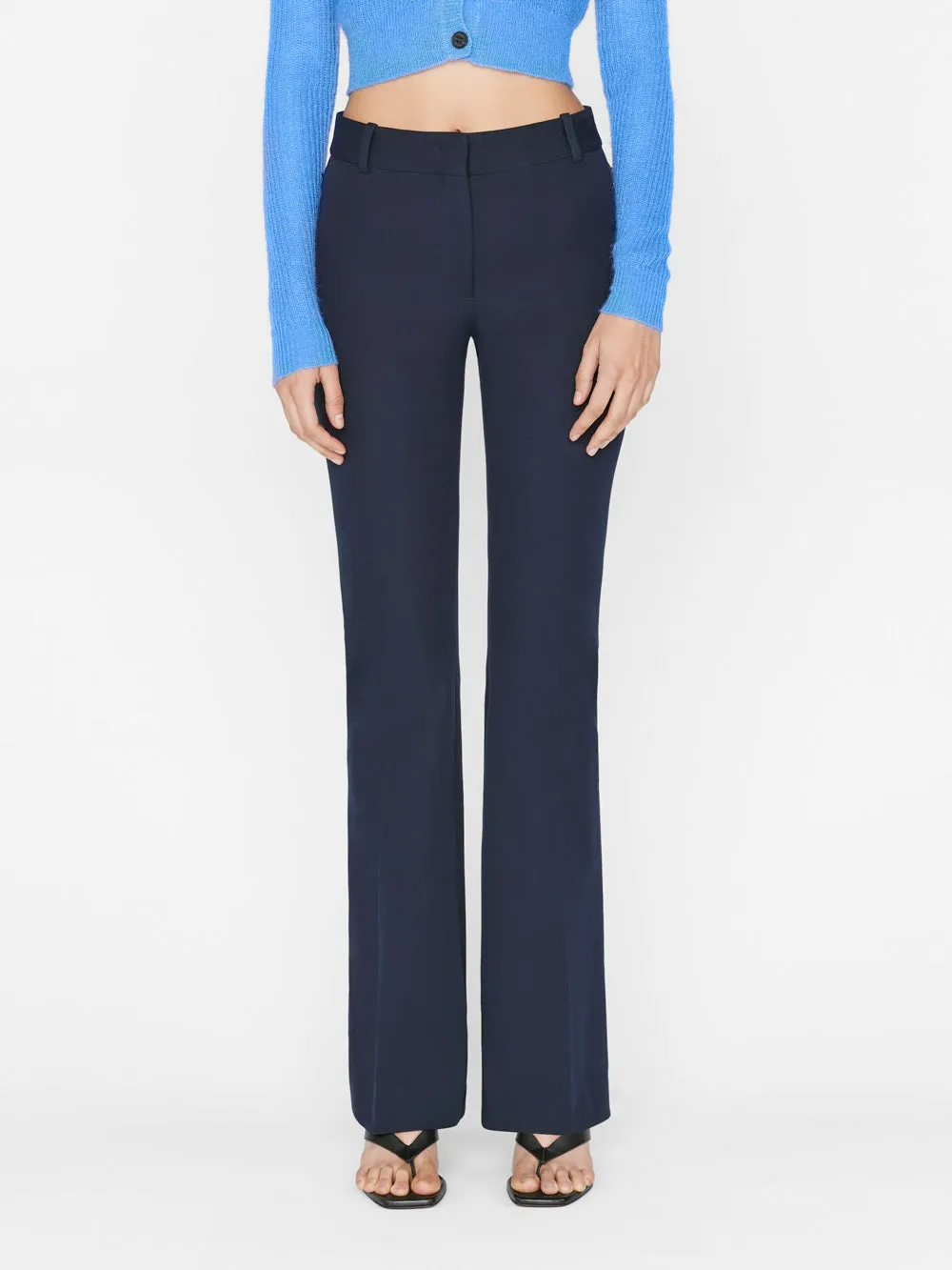 Le High Flare Trouser -- Navy sold by Frame Denim product image thumbnail 2