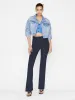 Le High Flare Trouser -- Navy sold by Frame Denim