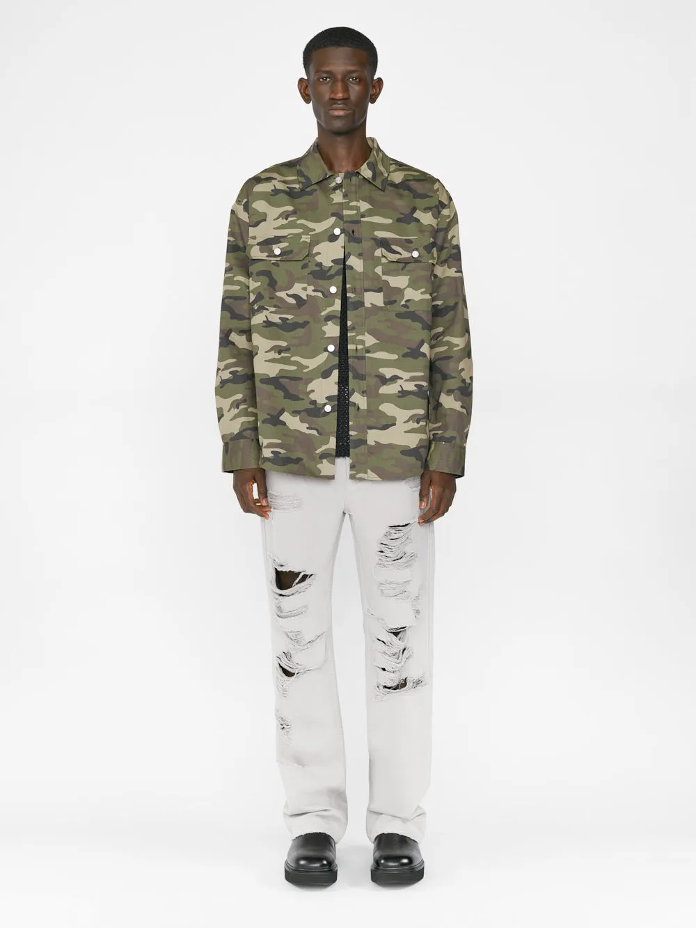 Camo Jacket -- Camo/Noir sold by Frame Denim product image thumbnail 2