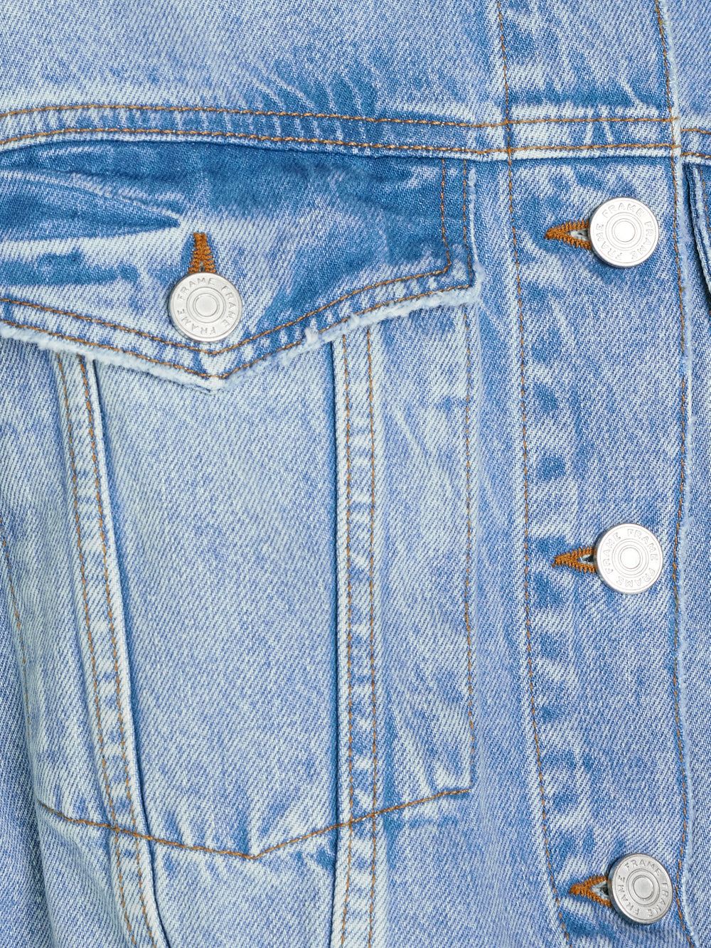 Le Cropped Oversized Jacket -- Open Air sold by Frame Denim product image thumbnail 5