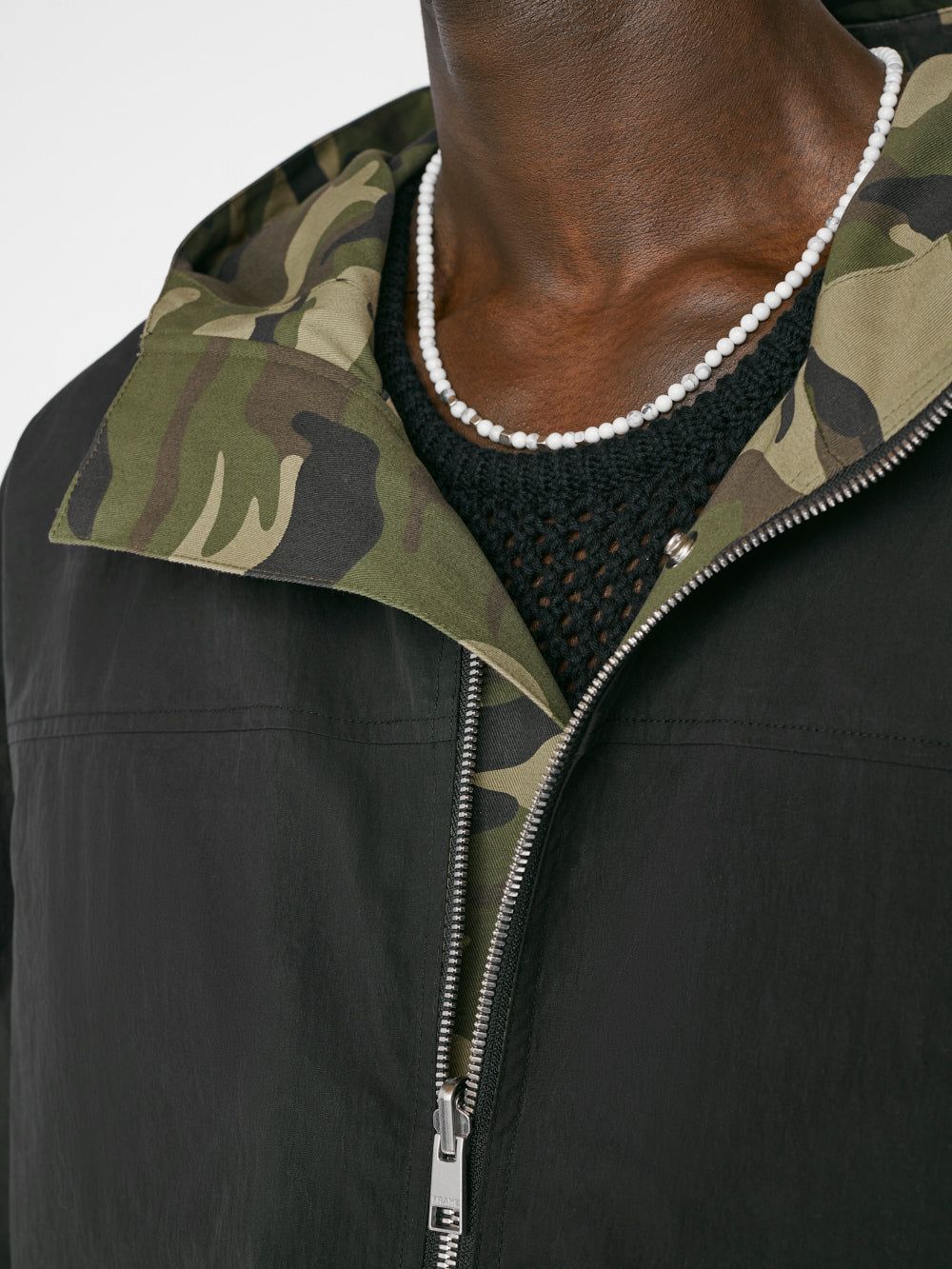 Reversible Camo Parka -- Camo/Noir sold by Frame Denim product image thumbnail 5
