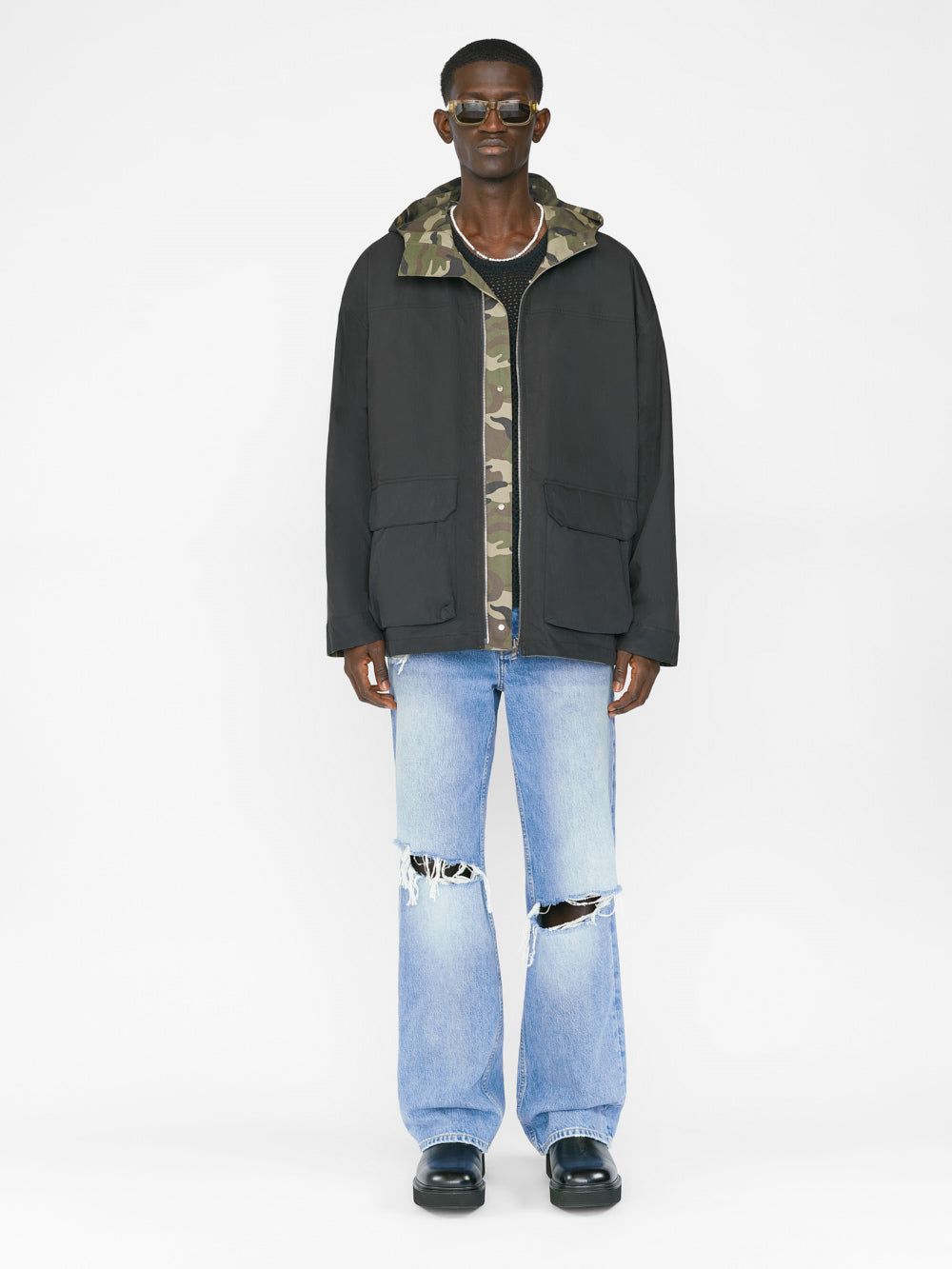 Reversible Camo Parka -- Camo/Noir sold by Frame Denim product image thumbnail 10