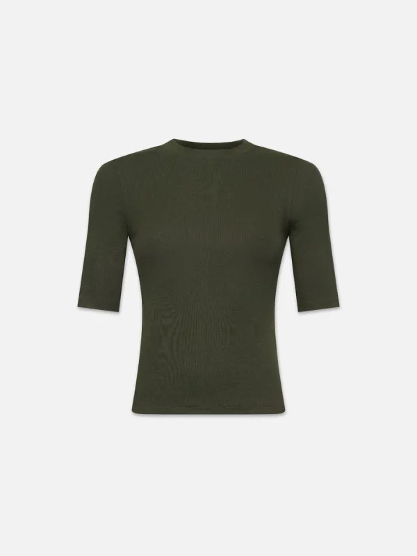 Rib Crewneck Tee -- Surplus sold by Frame Denim