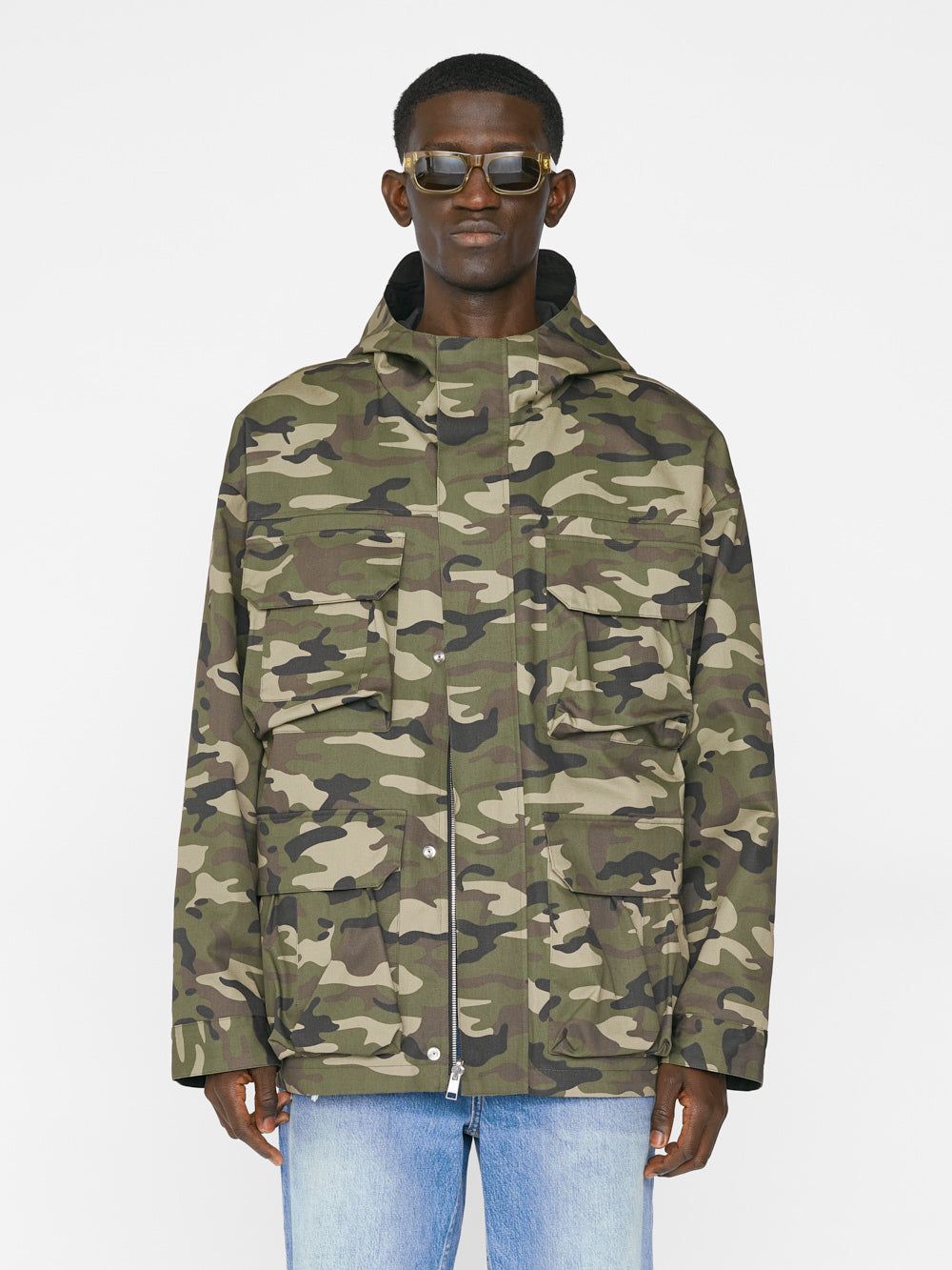 Reversible Camo Parka -- Camo/Noir sold by Frame Denim product image thumbnail 4
