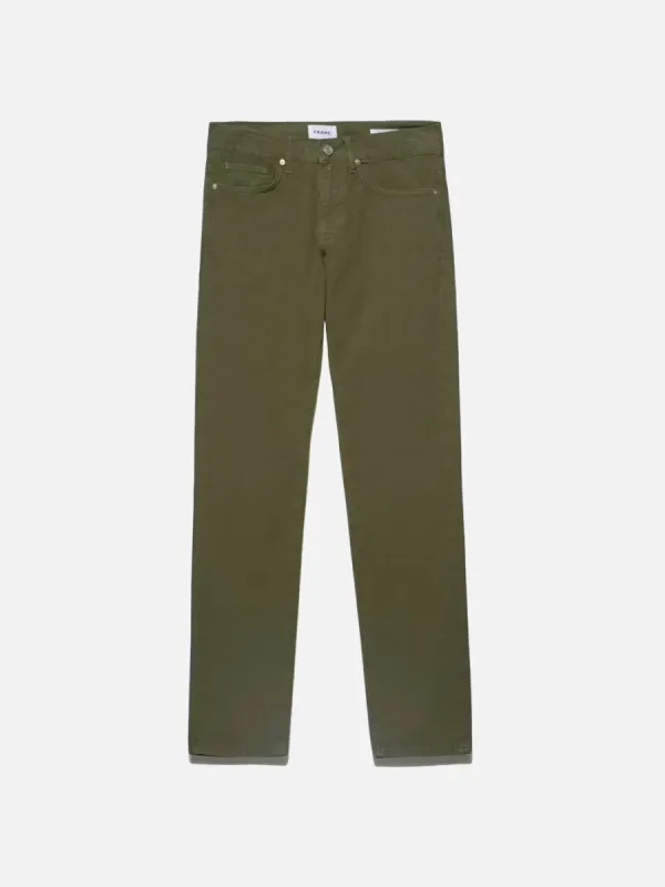 L'Homme Slim Ripstop -- Garage Surplus Green made by Frame Denim