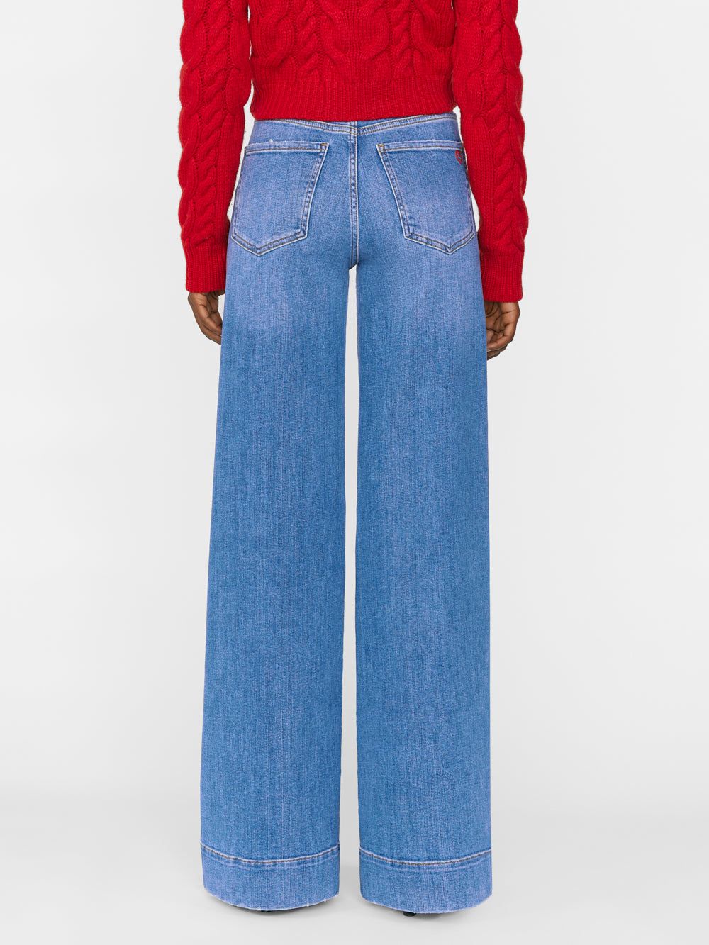 Le Hardy Wide Leg Button -- Blue Fade sold by Frame Denim product image thumbnail 6