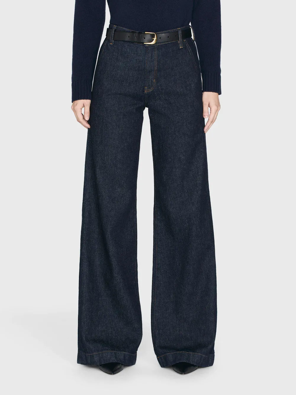 The Tailored Denim Trouser -- Rinse sold by Frame Denim product image thumbnail 2