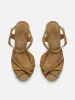 Camille Platform Heel -- Tan sold by Frame Denim