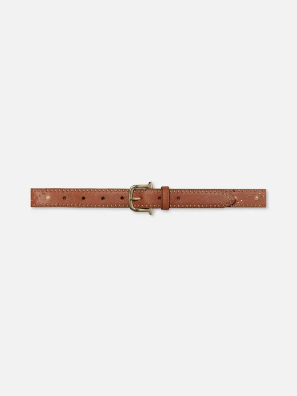 Embellished Belt -- Tan sold by Frame Denim
