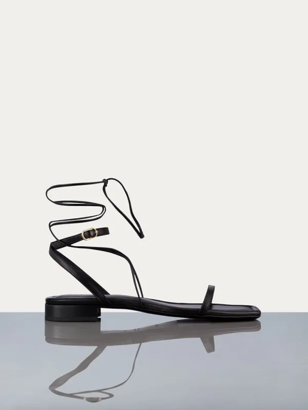Le Ramona Sandal -- Noir sold by Frame Denim