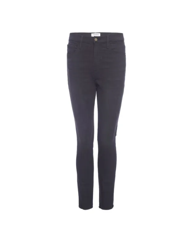 Ali High Rise Cigarette -- Noir made by Frame Denim