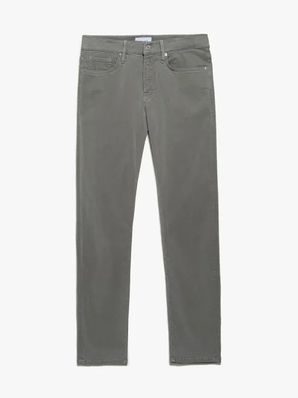 L'Homme Slim Brushed Twill -- Grey Green sold by Frame Denim
