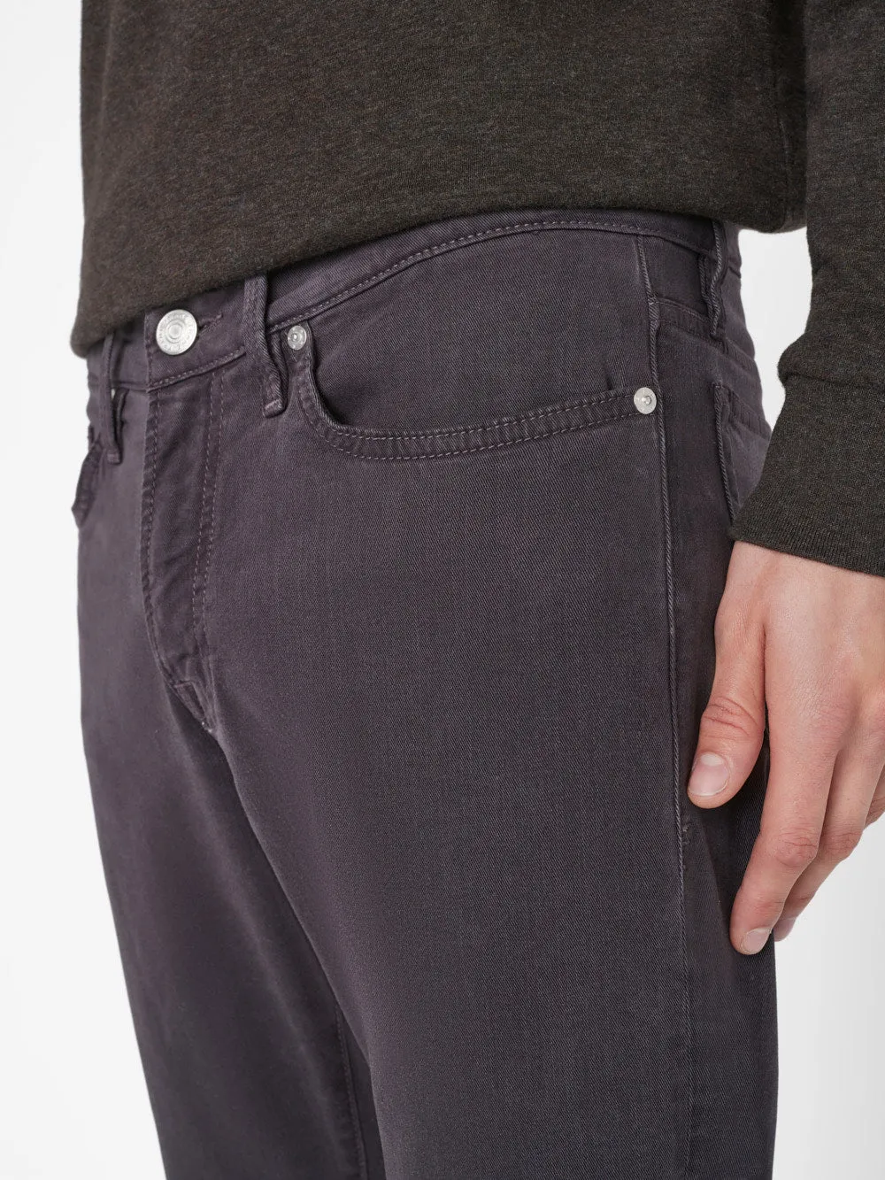 L'Homme Slim Brushed Twill -- Charcoal Grey sold by Frame Denim product image thumbnail 4