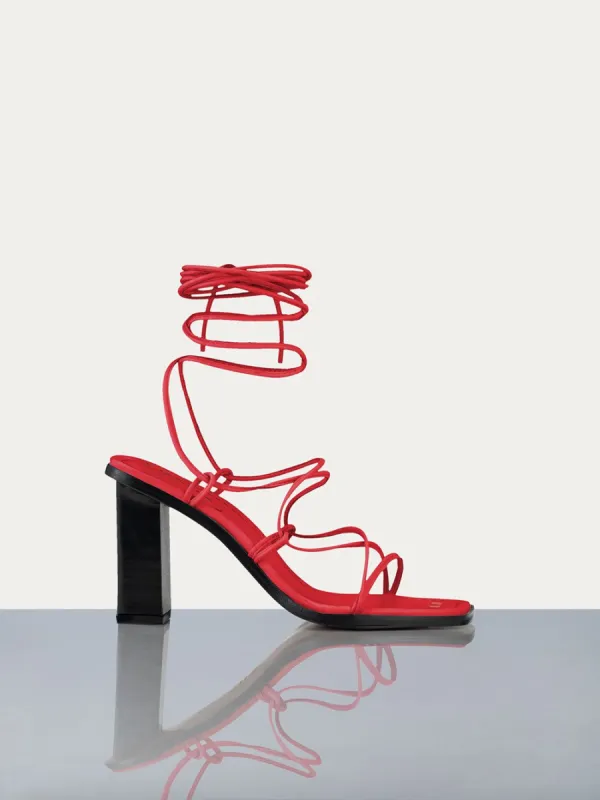 Le Doheny Sandal -- Garnet sold by Frame Denim